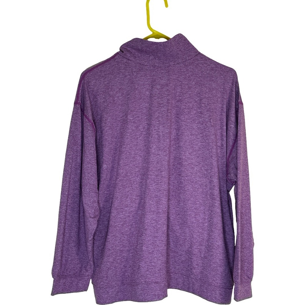 Gymwrap CloudKNIT Power Jacket Purple Heather Full Zip Plus Size 1X NWT - Picture 2 of 14